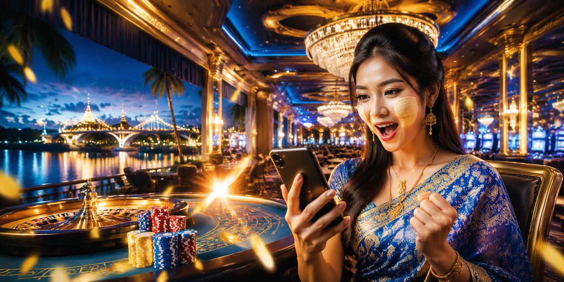 မော်လမြိုင်တွင် မိုဘိုင်းကာစီနို ကစားနေသော အသုံးပြုသူများ